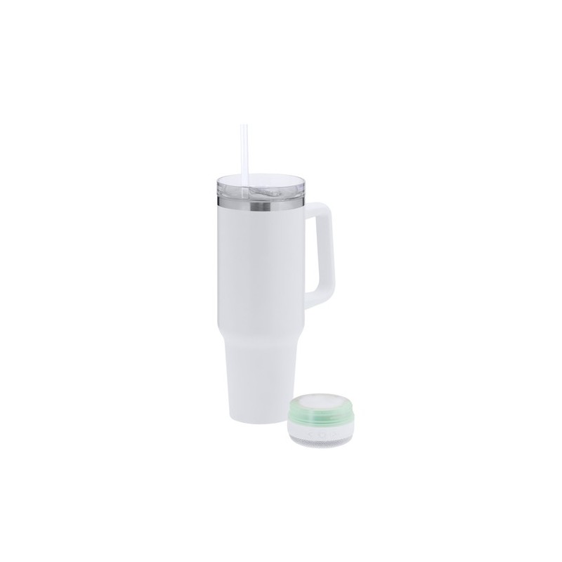Carafe thermique personnalisée à prix réduit - Haut-Parleurs Tracir Matières : acier inoxydable Couleurs : blanc personnalisatio