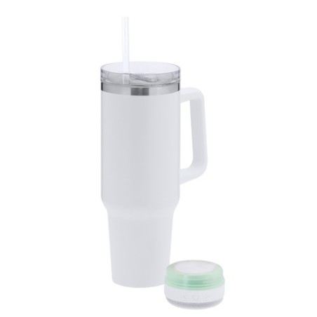 Carafe thermique personnalisée à prix réduit - Haut-Parleurs Tracir Matières : acier inoxydable Couleurs : blanc personnalisatio