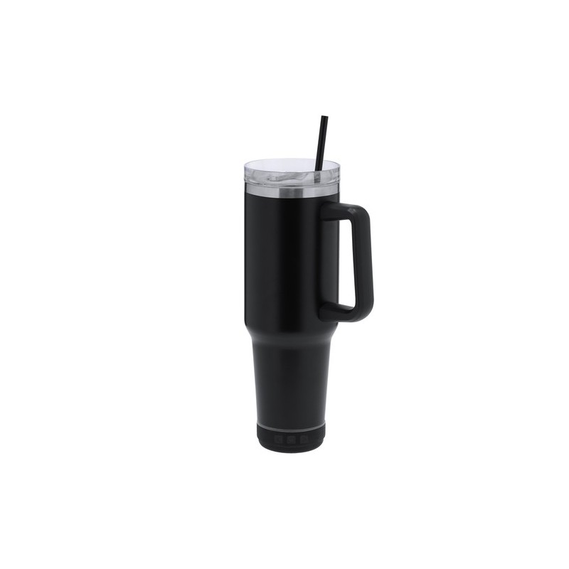 Carafe thermique personnalisée à prix réduit - Haut-Parleurs Tracir Matières : acier inoxydable Couleurs : noir personnalisable 