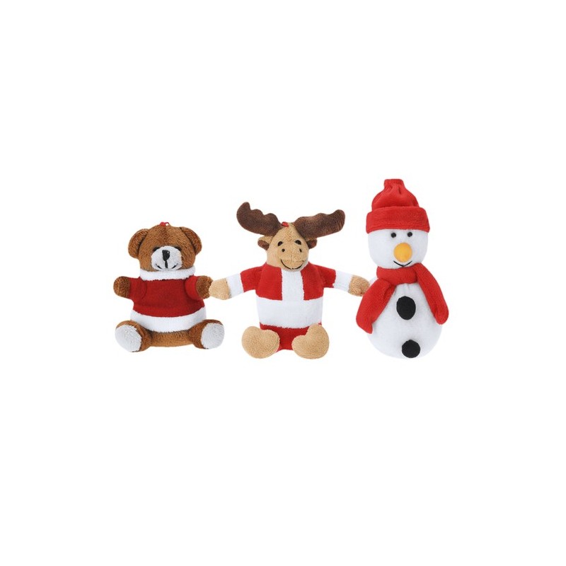 Porte-clés personnalisé en peluche pas cher Cardix Matières : polyester Couleurs : blanc impression haute définition