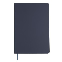 Bloc-notes personnalisé pas cher Lazox Couleurs : noir Matières : PU recyclé cadeau client original
