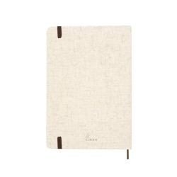 Bloc Notes Personnalisé Éco-responsable Hucka pas cher Matières : lin goodies publicitaire événementiel