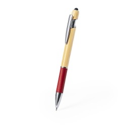 Stylet Éco-responsable Multifonction Bille Filipo Matières : bambou Couleurs : noir goodies personnalisé en stock