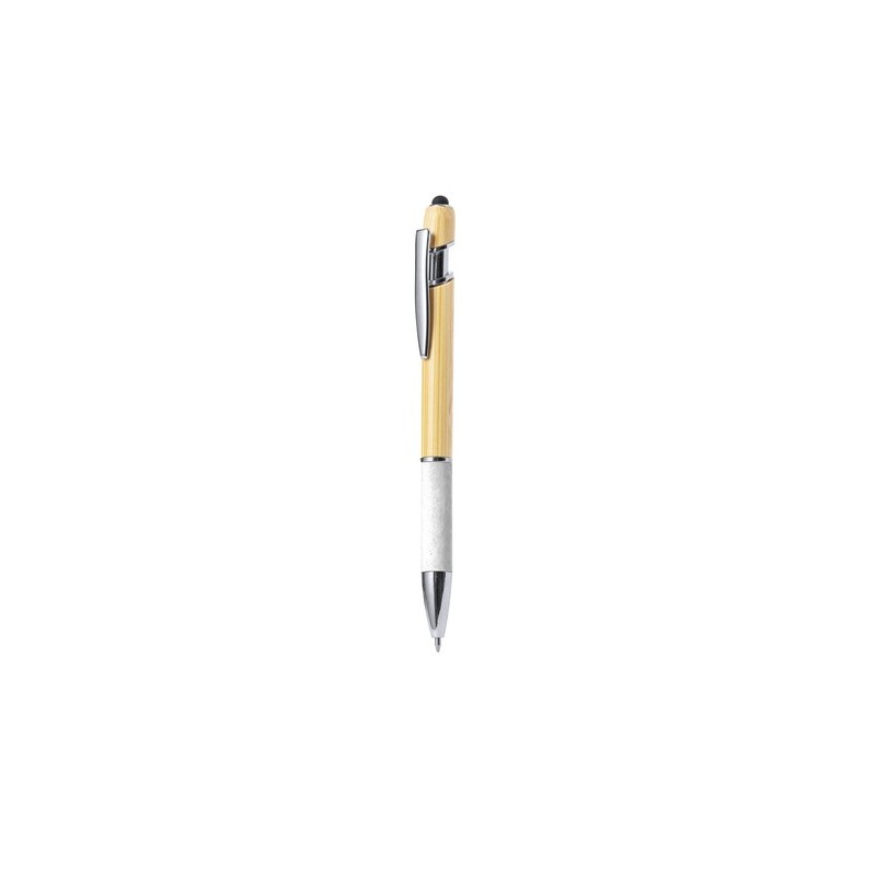 Stylet Éco-responsable Multifonction Bille Filipo Matières : bambou Couleurs : noir cadeau collaborateur premium