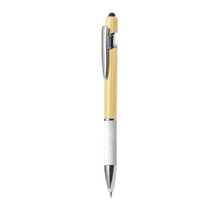 Stylet Éco-responsable Multifonction Bille Filipo Matières : bambou Couleurs : noir cadeau collaborateur premium