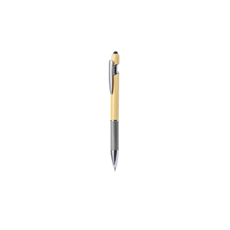 Stylet Éco-responsable Multifonction Bille Filipo Matières : bambou Couleurs : noir personnalisation rapide en France