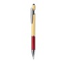 Stylet Éco-responsable Multifonction Bille Filipo Matières : bambou Couleurs : bleu marine personnalisable avec votre logo