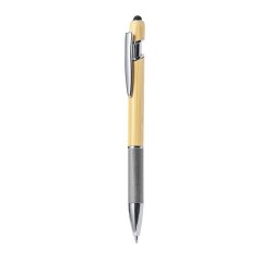 Stylet Éco-responsable Multifonction Bille Filipo Matières : bambou Couleurs : vert cadeau client original