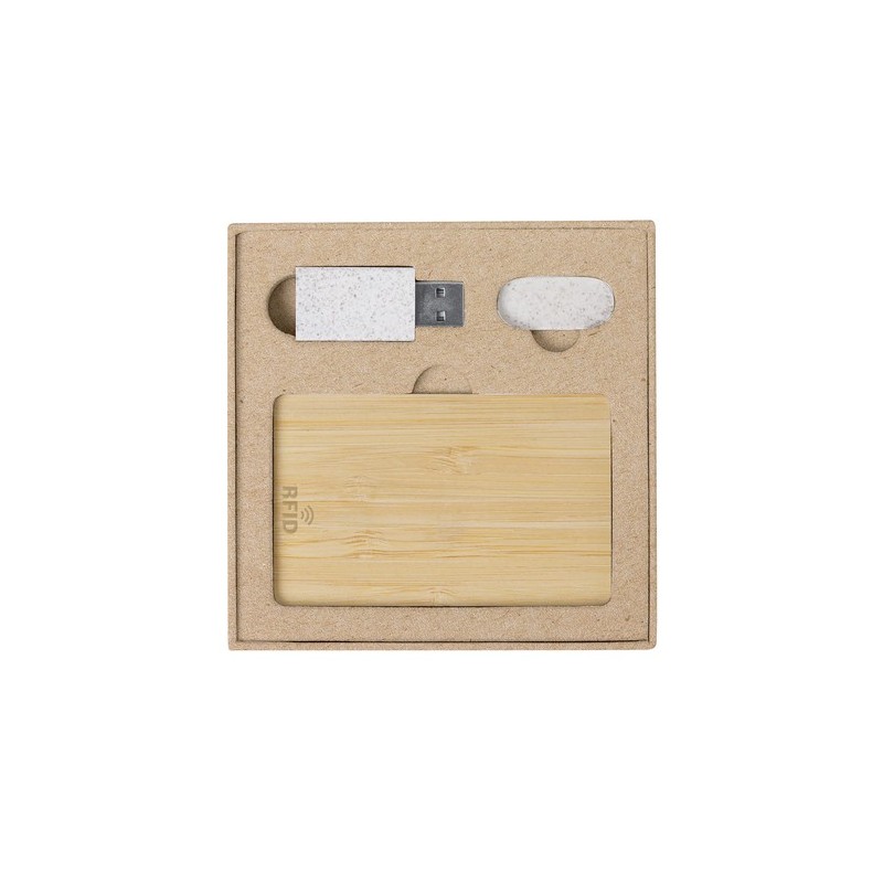 Set de Sécurité Personnalisé Innovant d'Objets Publicitaires Andigo Couleurs : naturel