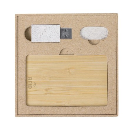 Set de Sécurité Personnalisé Innovant d'Objets Publicitaires Andigo Couleurs : naturel