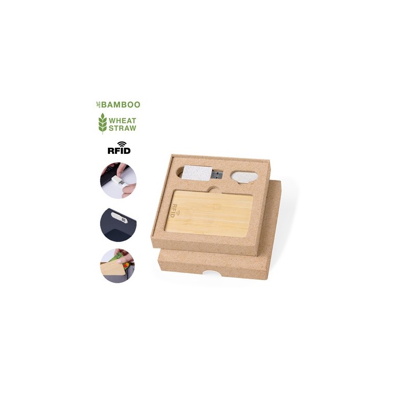 Set de Sécurité Personnalisé Innovant d'Objets Publicitaires Andigo Couleurs : naturel personnalisable avec votre logo
