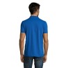 Polo personnalisé homme en polycoton 200g - PRIME MEN Matières : PET Taille textile : S Couleurs : bleu royal marquage couleur é