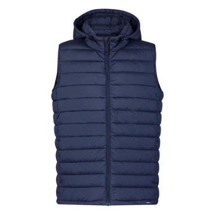 Gilet Éco-responsable Pratique Personnalisé Dempax pas cher Taille textile : M Couleurs : bleu marine Matières : polyester recyc