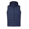 Gilet Éco-responsable Pratique Personnalisé Dempax pas cher Taille textile : M Couleurs : bleu marine Matières : polyester recyc