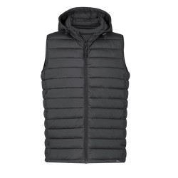 Gilet Éco-responsable Pratique Personnalisé Dempax pas cher Taille textile : XL Couleurs : noir Matières : polyester recyclé liv
