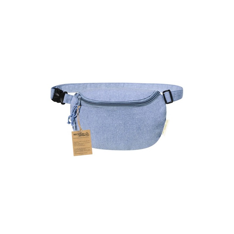 Sac Éco-responsable et Pratique Personnalisé Banane Bolger Matières : coton recyclé Couleurs : bleu goodies publicitaire événeme