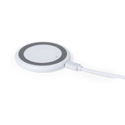 Chargeur sans fil Personnalisé - Joyce Couleurs : blanc