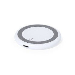 Chargeur sans fil Personnalisé - Joyce Couleurs : blanc impression haute définition