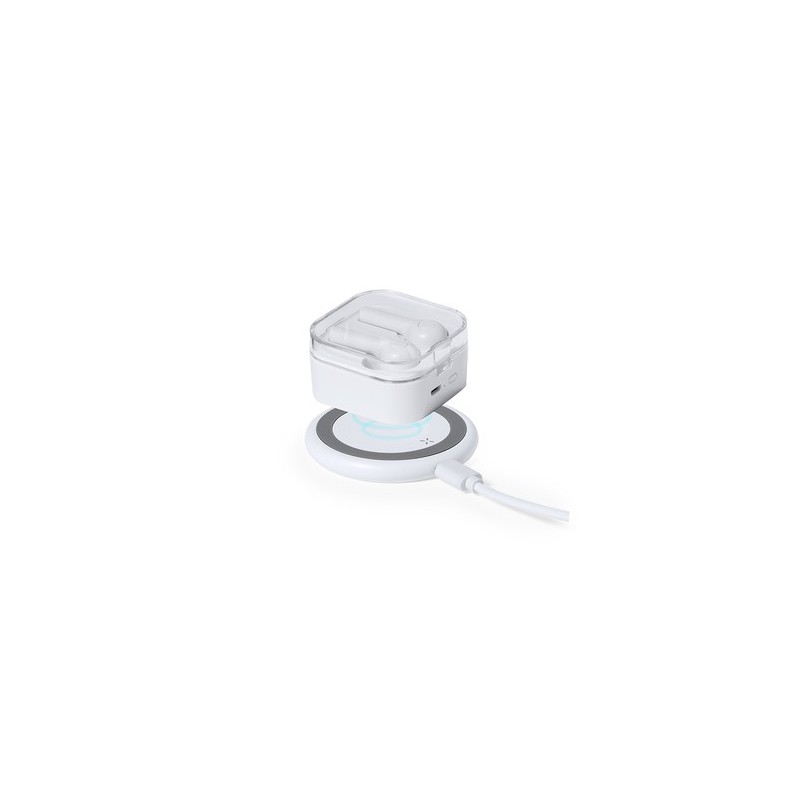 Chargeur sans fil Personnalisé - Joyce Couleurs : blanc livraison express 24h 48h