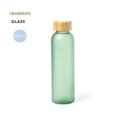 Bouteille Éco-responsable Personnalisée Bidon Eskay Matières : bambou Couleurs : vert 2