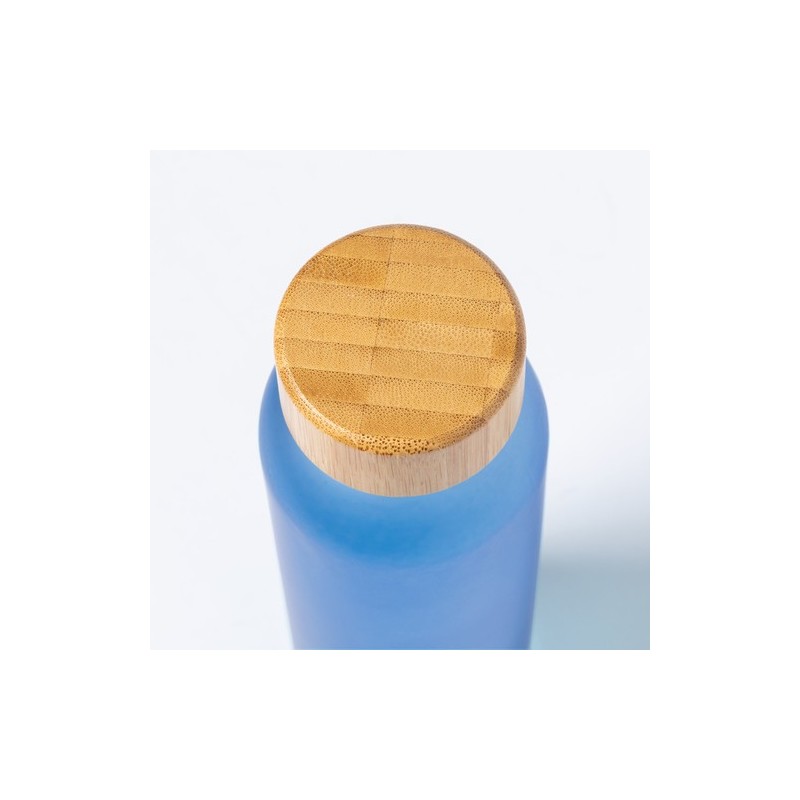 Bouteille Éco-responsable Personnalisée Bidon Eskay Matières : bambou Couleurs : blanc personnalisation sur mesure