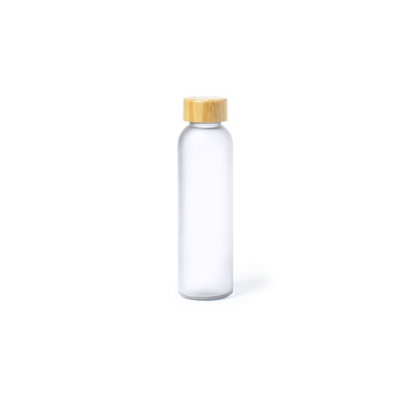 Bouteille Éco-responsable Personnalisée Bidon Eskay Matières : bambou Couleurs : blanc goodies publicitaire événementiel