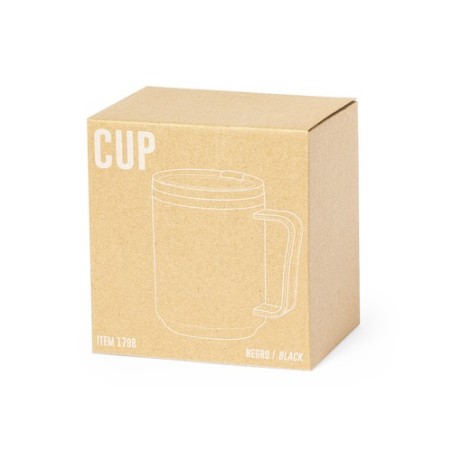 Tasse Isotherme Thermique Personnalisée Tikam Matières : acier inoxydable Couleurs : gris goodies entreprise design