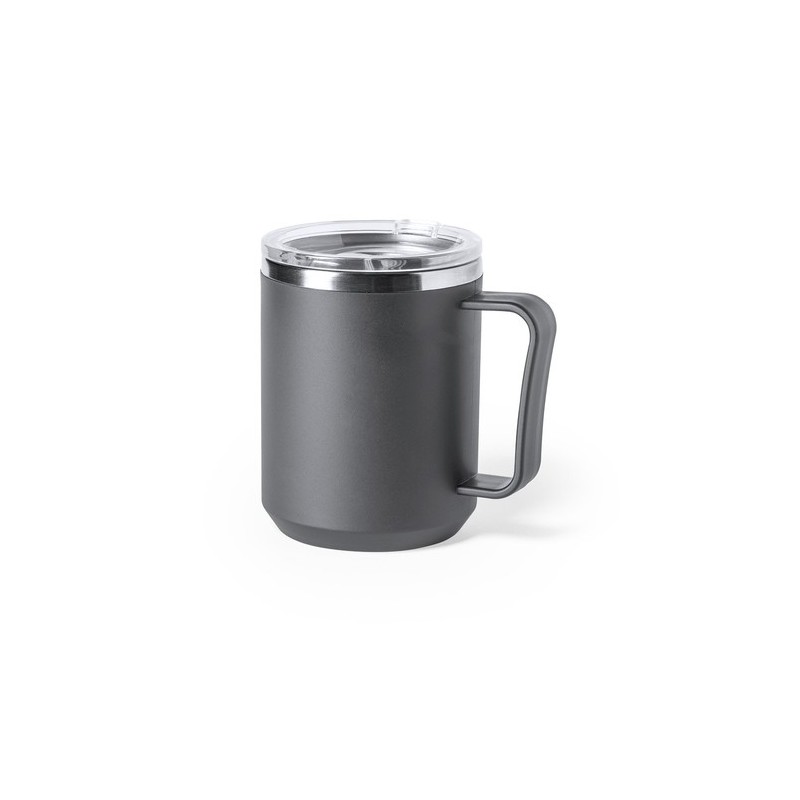 Tasse Isotherme Thermique Personnalisée Tikam Matières : acier inoxydable Couleurs : blanc objet publicitaire robuste
