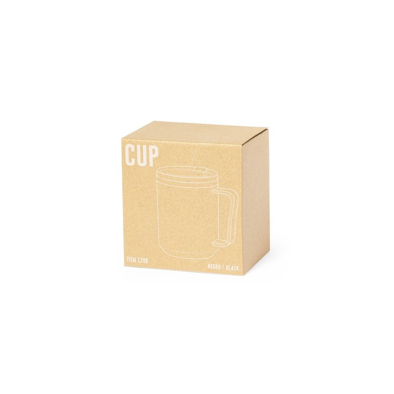 Tasse Isotherme Thermique Personnalisée Tikam Matières : acier inoxydable Couleurs : bleu marine objet promo petit budget