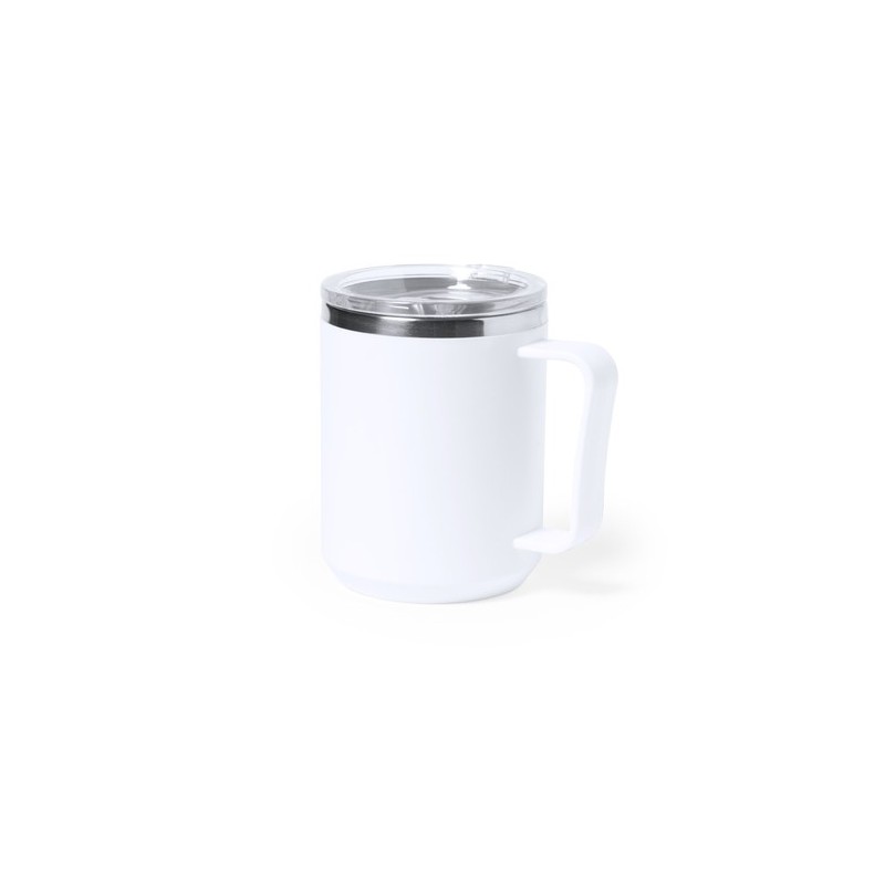 Tasse Isotherme Thermique Personnalisée Tikam Matières : acier inoxydable Couleurs : bleu marine personnalisable avec votre logo