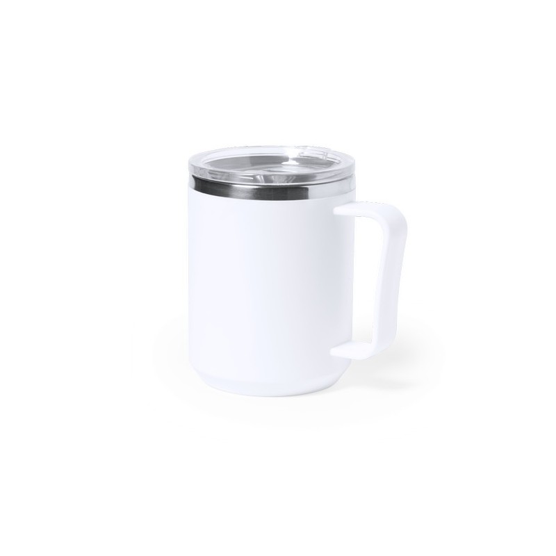 Tasse Isotherme Thermique Personnalisée Tikam Matières : acier inoxydable Couleurs : bleu marine personnalisation sur mesure