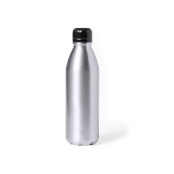 Bidon Éco-responsable Personnalisable Kristum - Gourde Unique Matières : aluminium recyclé  Couleurs : argenté