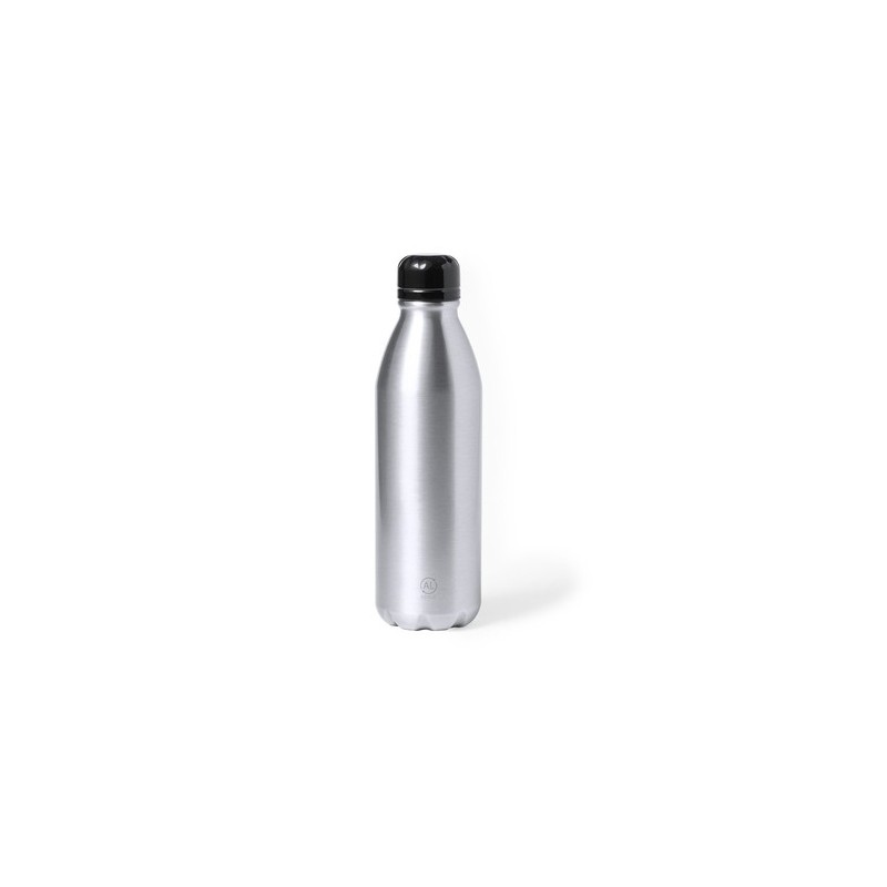 Bidon Éco-responsable Personnalisable Kristum - Gourde Unique Matières : aluminium recyclé  Couleurs : argenté