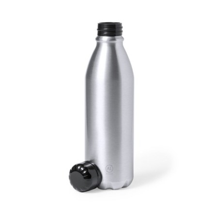 Bidon Éco-responsable Personnalisable Kristum - Gourde Unique Matières : aluminium recyclé  Couleurs : argenté cadeau entreprise