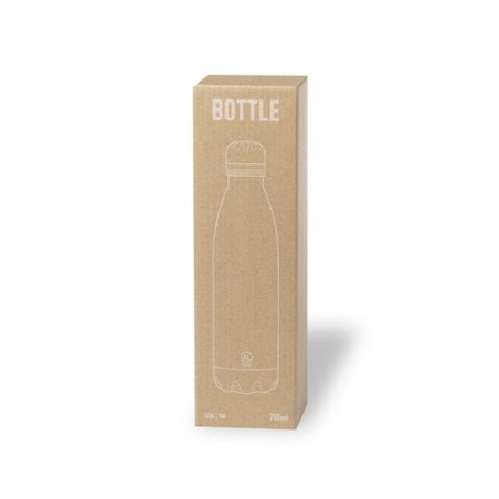 Bidon Éco-responsable Personnalisable Kristum - Gourde Unique Matières : aluminium recyclé  Couleurs : argenté marquage laser ul