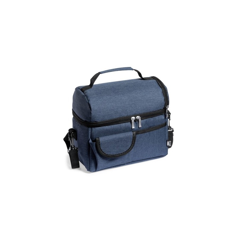 Glacière Éco-responsable Personnalisée Isotherme Gunnur Matières : PEVA Couleurs : bleu marine
