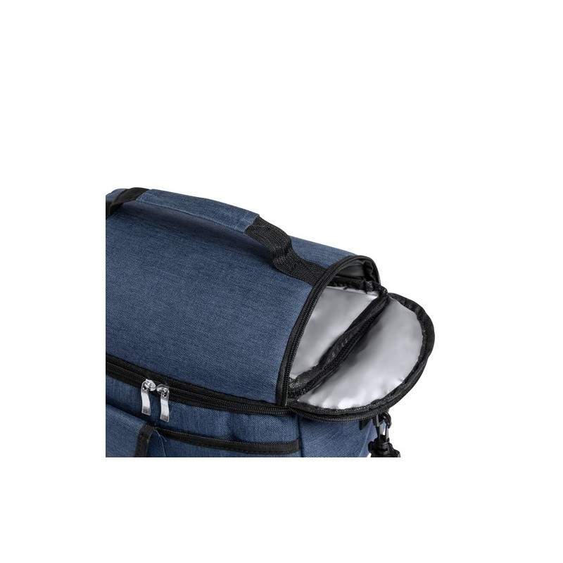 Glacière Éco-responsable Personnalisée Isotherme Gunnur Matières : PEVA Couleurs : bleu marine goodies personnalisé en stock