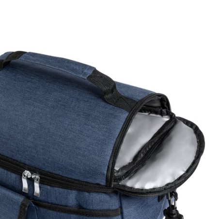 Glacière Éco-responsable Personnalisée Isotherme Gunnur Matières : PEVA Couleurs : bleu marine goodies personnalisé en stock
