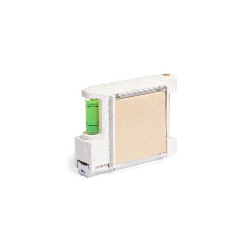 Mètre Ruban Éco-responsable Multifonction Personnalisé 3m - Sanwel Matières : ABS Couleurs : naturel