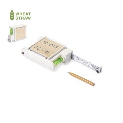 Mètre Ruban Éco-responsable Multifonction Personnalisé 3m - Sanwel Matières : ABS Couleurs : naturel 2