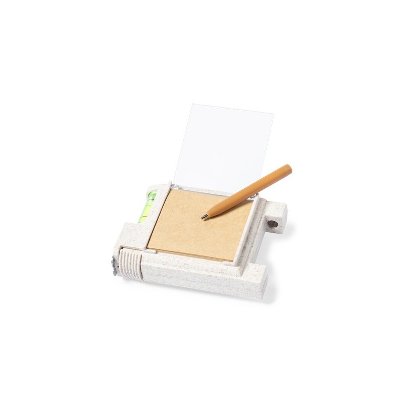 Mètre Ruban Éco-responsable Multifonction Personnalisé 3m - Sanwel Matières : ABS Couleurs : naturel goodies publicitaire événem