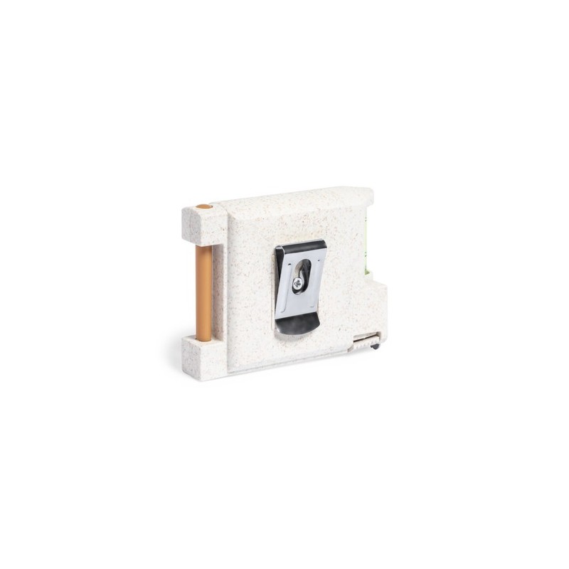 Mètre Ruban Éco-responsable Multifonction Personnalisé 3m - Sanwel Matières : ABS Couleurs : naturel marquage laser ultra précis