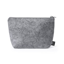 Nécessaire Éco-responsable Personnalisé - Trousse de Toilette Ramsek pas cher Matières : PET recyclé Couleurs : gris