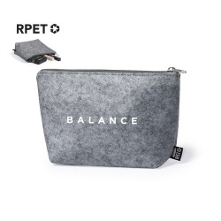 Nécessaire Éco-responsable Personnalisé - Trousse de Toilette Ramsek pas cher Matières : PET recyclé Couleurs : gris 2