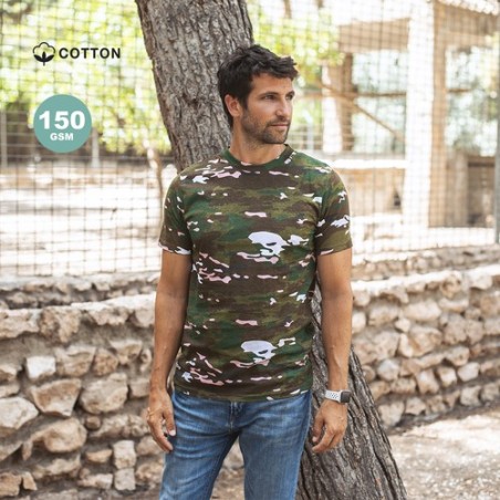 T-Shirt Personnalisé Adulte en Coton 100% Camouflage - Sunt Matières : coton Taille textile : XL marquage laser ultra précis