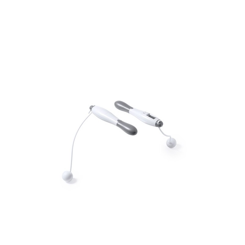 Corde à Sauter Digitale Personnalisée pas cher - Grimluck Couleurs : blanc goodies publicitaire événementiel