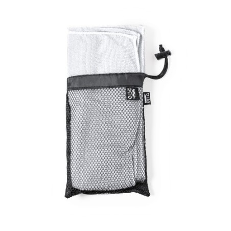 Serviette Absorbante Éco-responsable Personnalisée - Slash Couleurs : blanc Matières : polyester recyclé cadeau client original