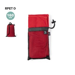 Serviette Absorbante Éco-responsable Personnalisée - Slash Couleurs : noir Matières : polyester recyclé livraison express 24h 48