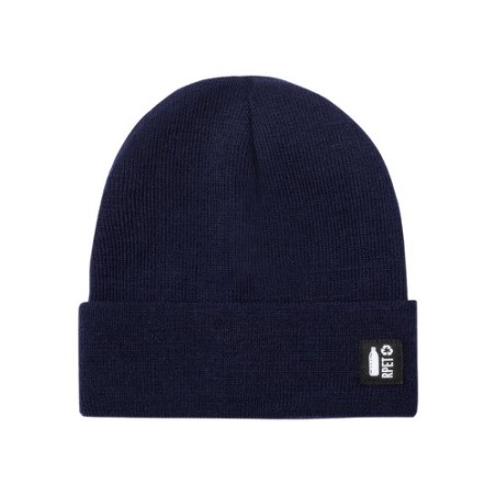 Bonnet Éco-responsable Chic en Polyester Recyclé Hetul Couleurs : bleu marine Matières : polyester recyclé impression haute défi