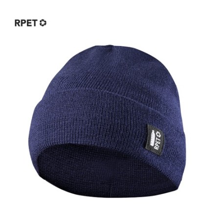 Bonnet Éco-responsable Chic en Polyester Recyclé Hetul Couleurs : bleu marine Matières : polyester recyclé livraison express 24h